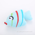 Neue Katzenprodukte drei Farbkatnip Fischspielzeug